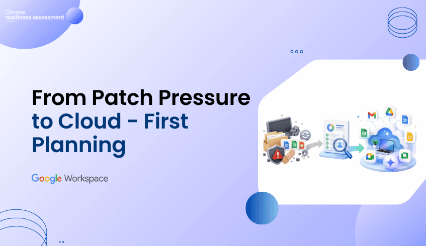 From Patch Pressure to Cloud-First Productivity Planning